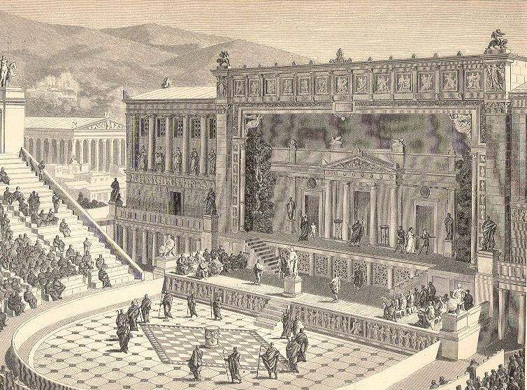 Театр Диониса в Афинах. Источник: Wikimedia Commons