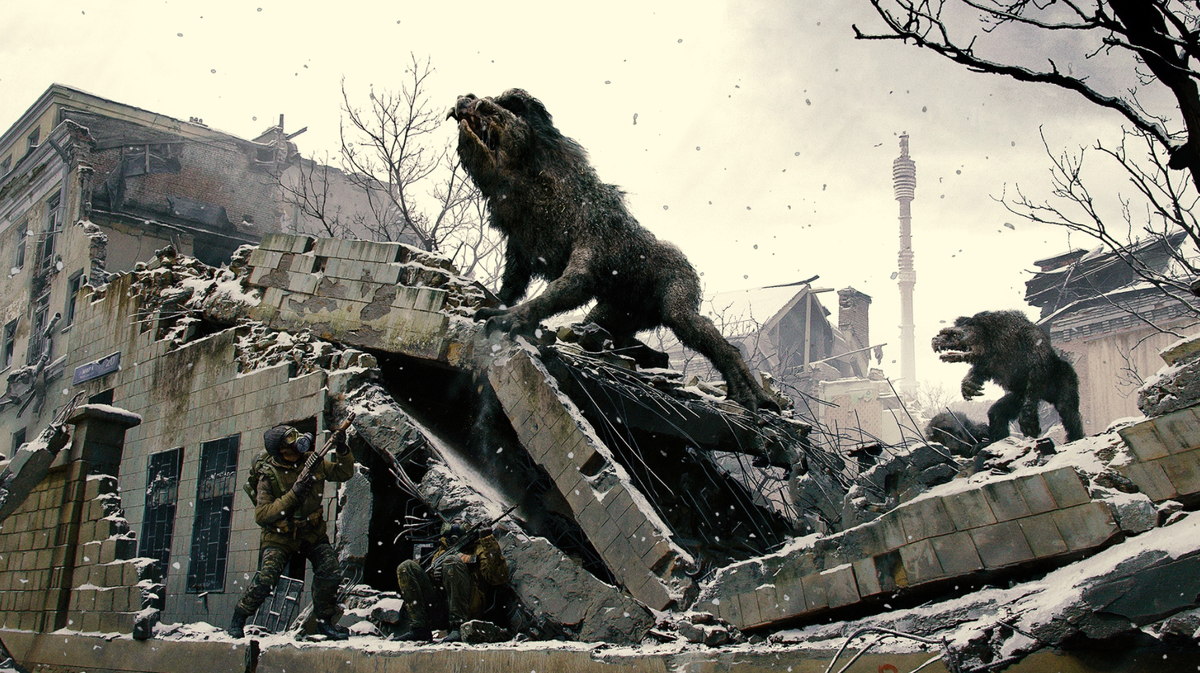 Концепт-арт к фильму "Метро 2033" от студии 1-2-3 VFX.