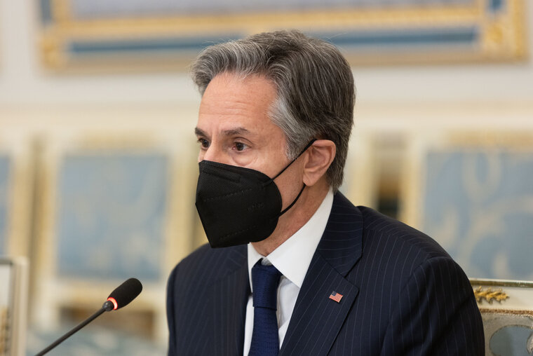    Блинкен заявил, что США продолжат оказывать Киеву военную помощь