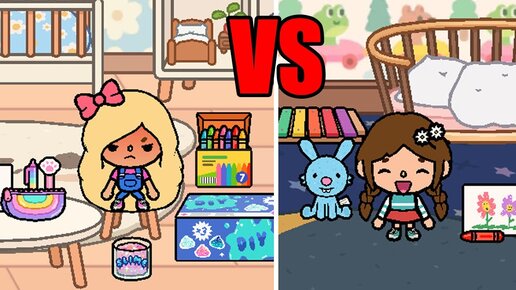 ЗЛАЯ БОГАТАЯ ДОЧЬ VS ДОБРАЯ БЕДНАЯ ДОЧЬ в ТОКА БОКА! Мультик для Детей ...