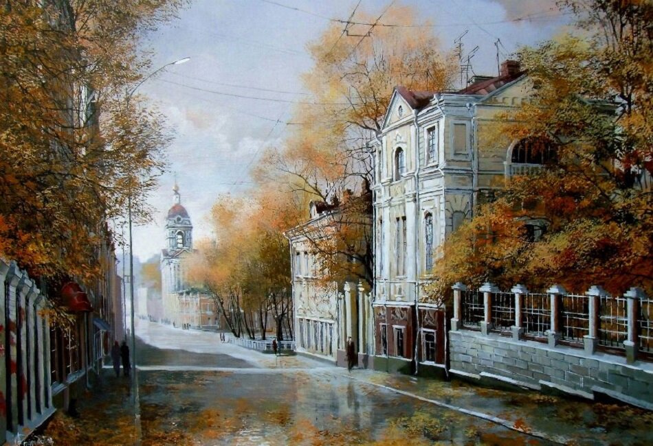 Старая москва картины художников