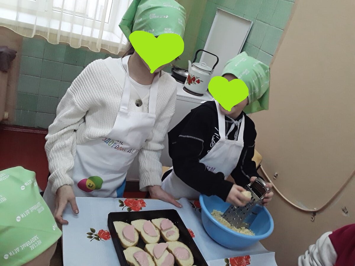 Учебная кухня девочек.