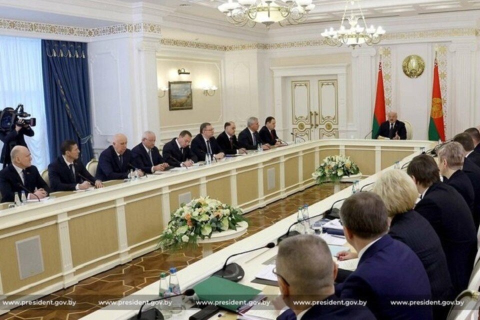     Совещание у президента Беларуси по поводу цен. Фото: president.gov.by