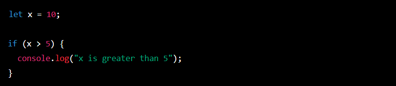 if JS