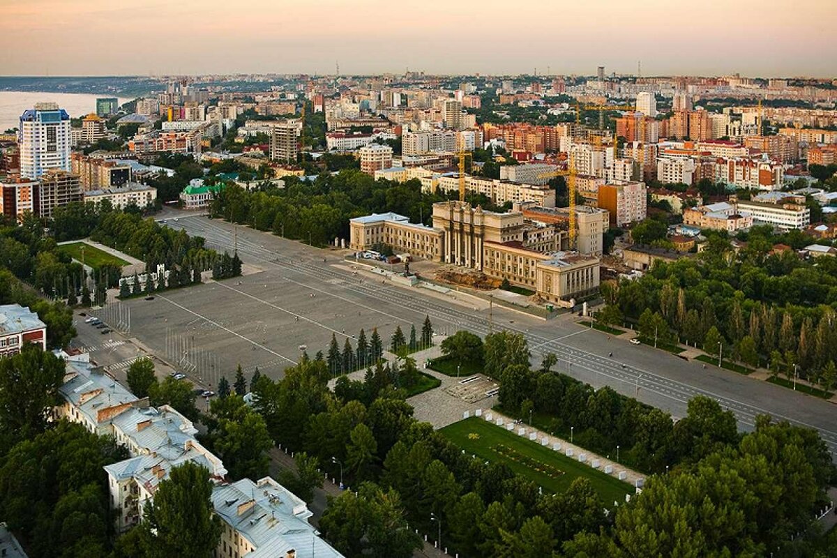 центральные площади городов