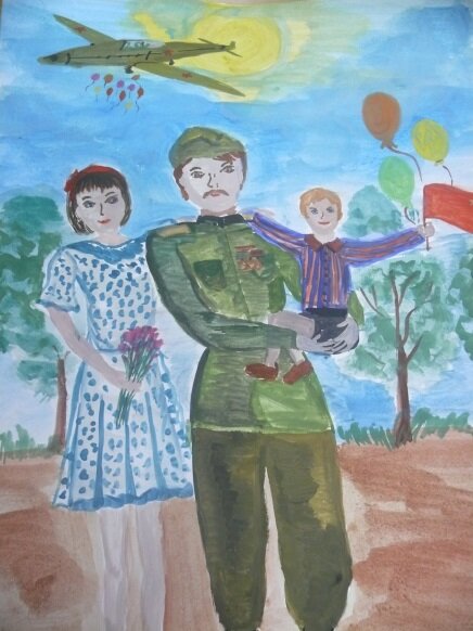 Нарисовать защитника родины 4 класс