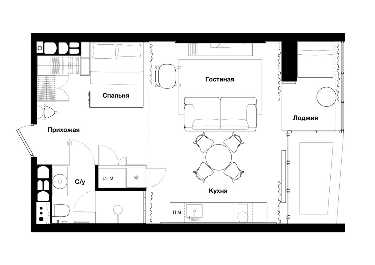 План студии