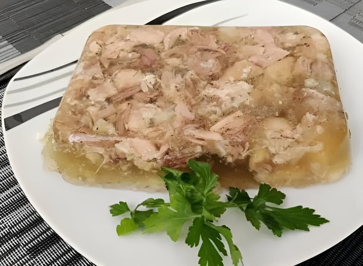 Холодец из говядины и курицы