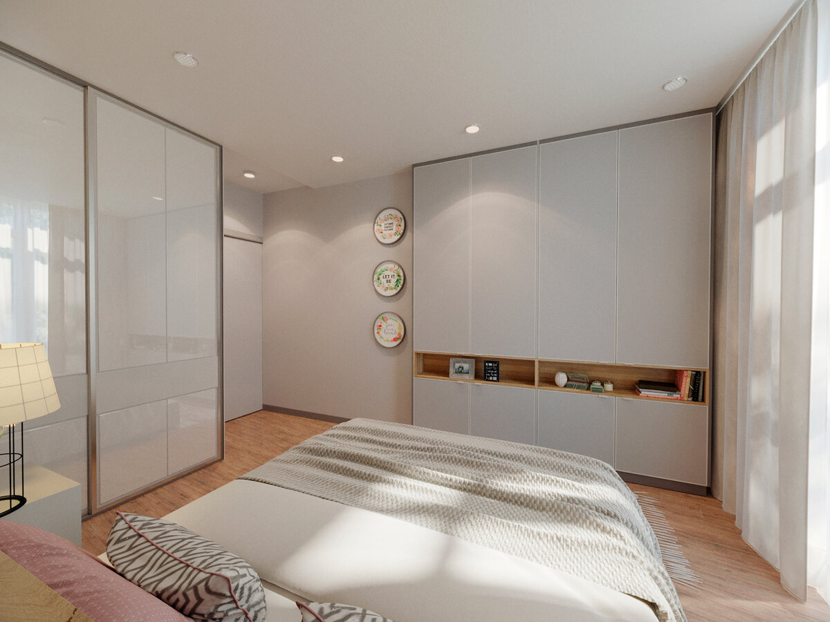 Без излишеств, но очень мило. Приятный, эргономичный интерьер в скандинавском стиле