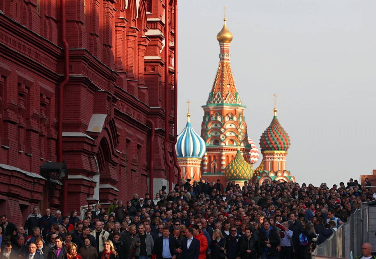 москва толпа