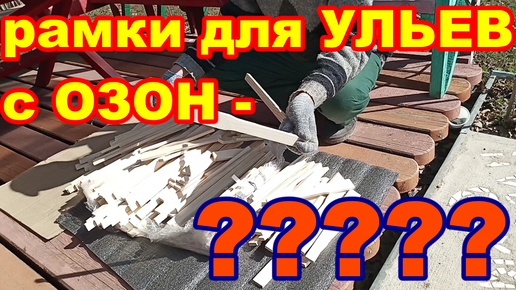 РАМКИ для УЛЬЕВ с Озон ! СТОИТ ЛИ ПОКУПАТЬ ???