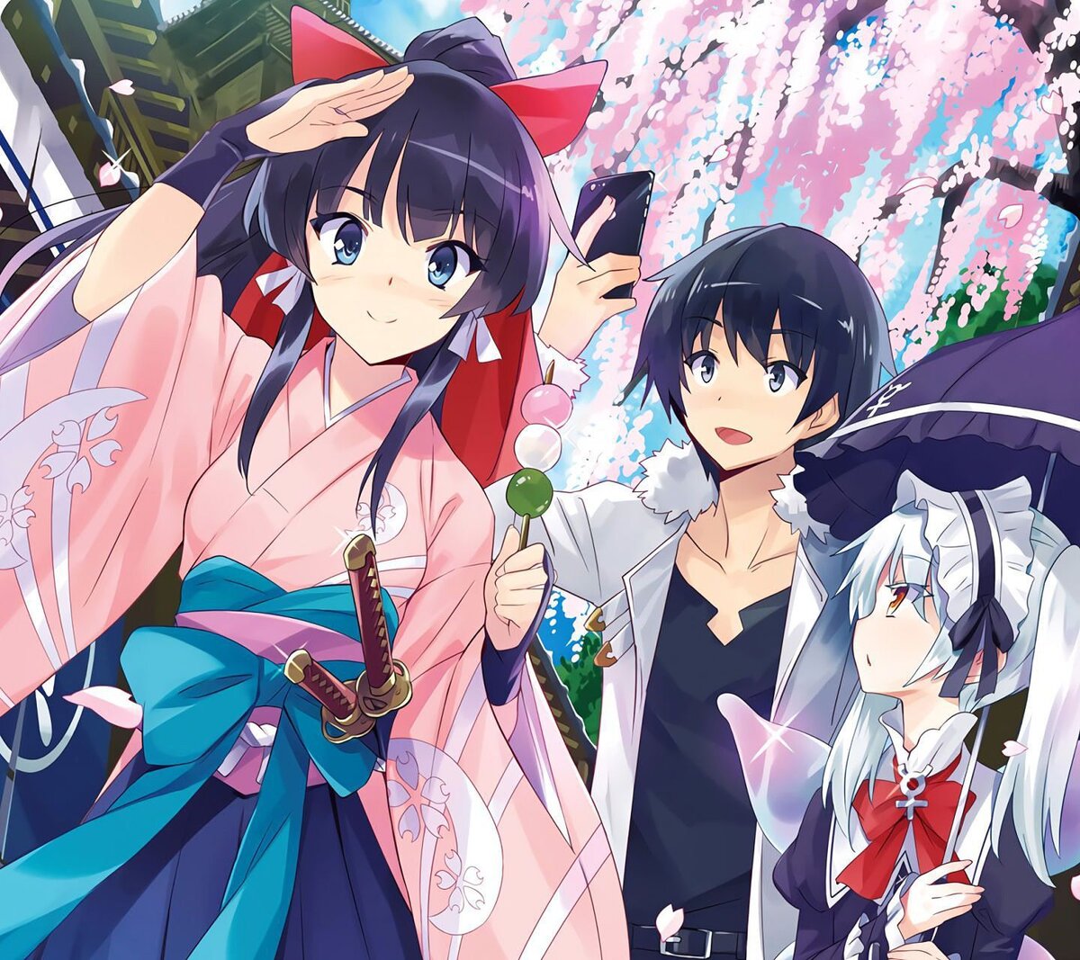 15-летний Мотидзуки Тоя случайно погиб от удара молнии. Так как этого не должно было случится, Бог предложил парню переродиться в фэнтезийном мире и предоставил ему в качестве извинения одно желание, которое наш герой обменял на возможность взять с собой смартфон.