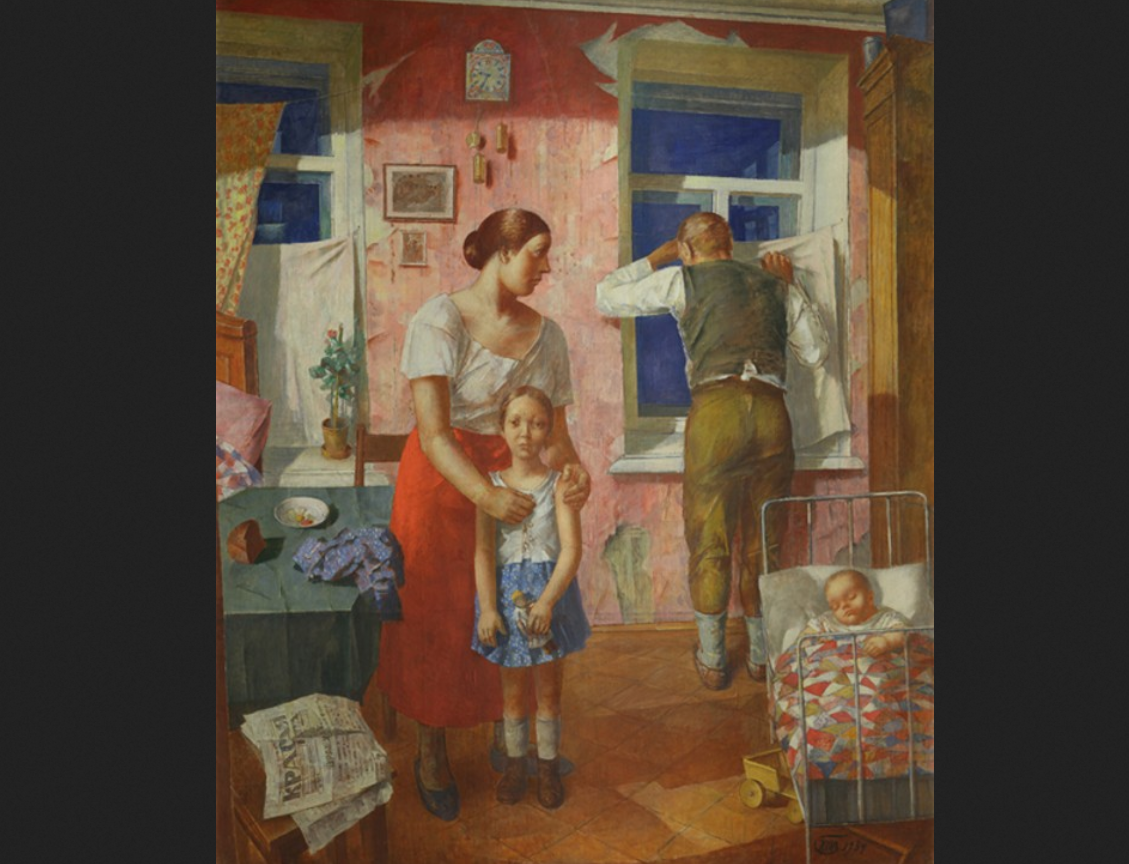 Кузьма Петров-Водкин "Тревога"