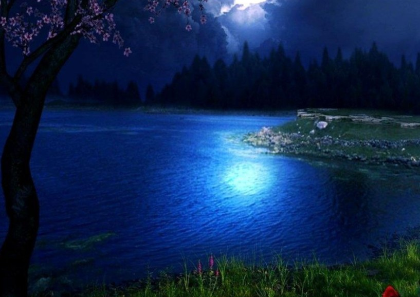 Волшебное озеро слушать. Волшебное озеро. Волшебное озеро фиолетовый. Волшебное озеро картинки. Доброй ночки гифы река озеро.