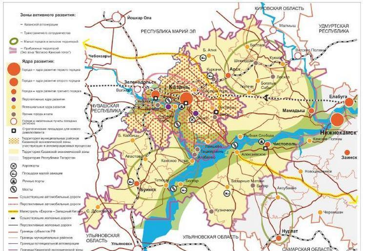 Экономическое зонирование татарстана