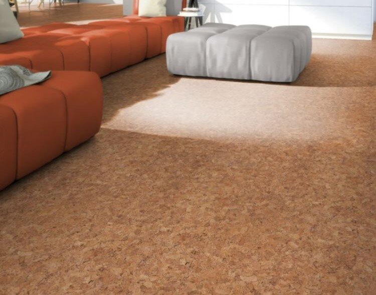 Напольное покрытие из натуральной пробки