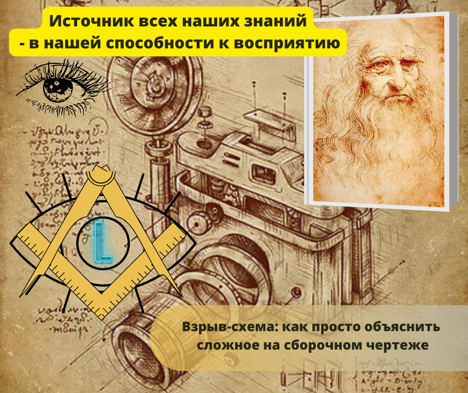 Взрыв схема | Как просто объяснить сложное на сборочном чертеже