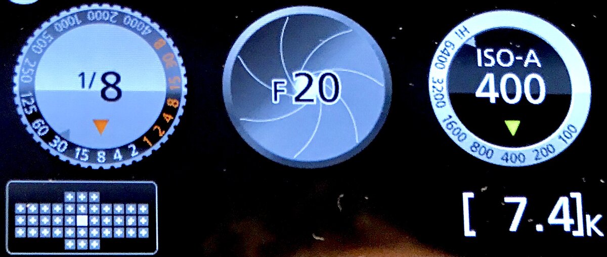 Выбор числа ISO на цифровой камере (фото автора)