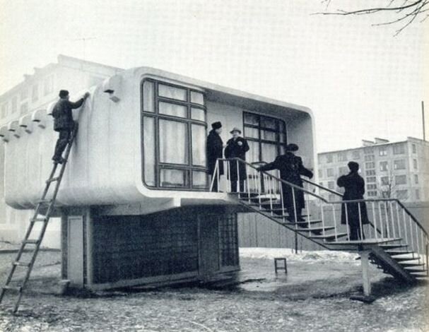 Вот так этот дом выглядел в натуре. Фото 1961 года