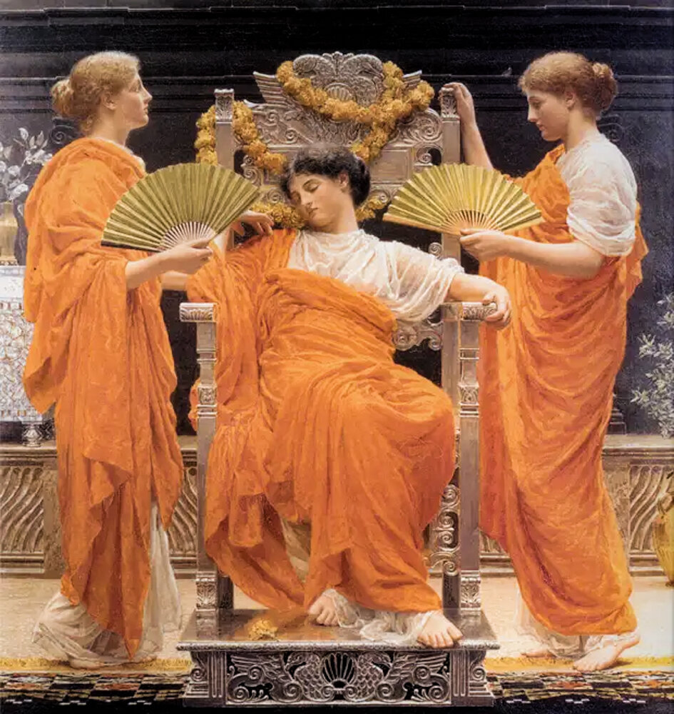 Альберт Джозеф Мур "Середина лета". Источник: https://s30513627090.mirtesen.ru/blog/43840436019