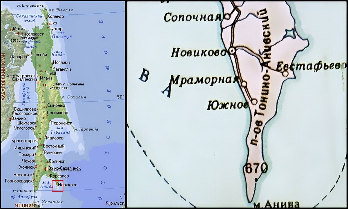 Карта корсаковского района сахалинской области