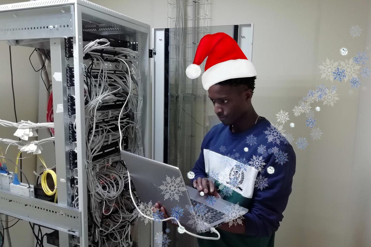 Как я Новый Год встречал в серверной