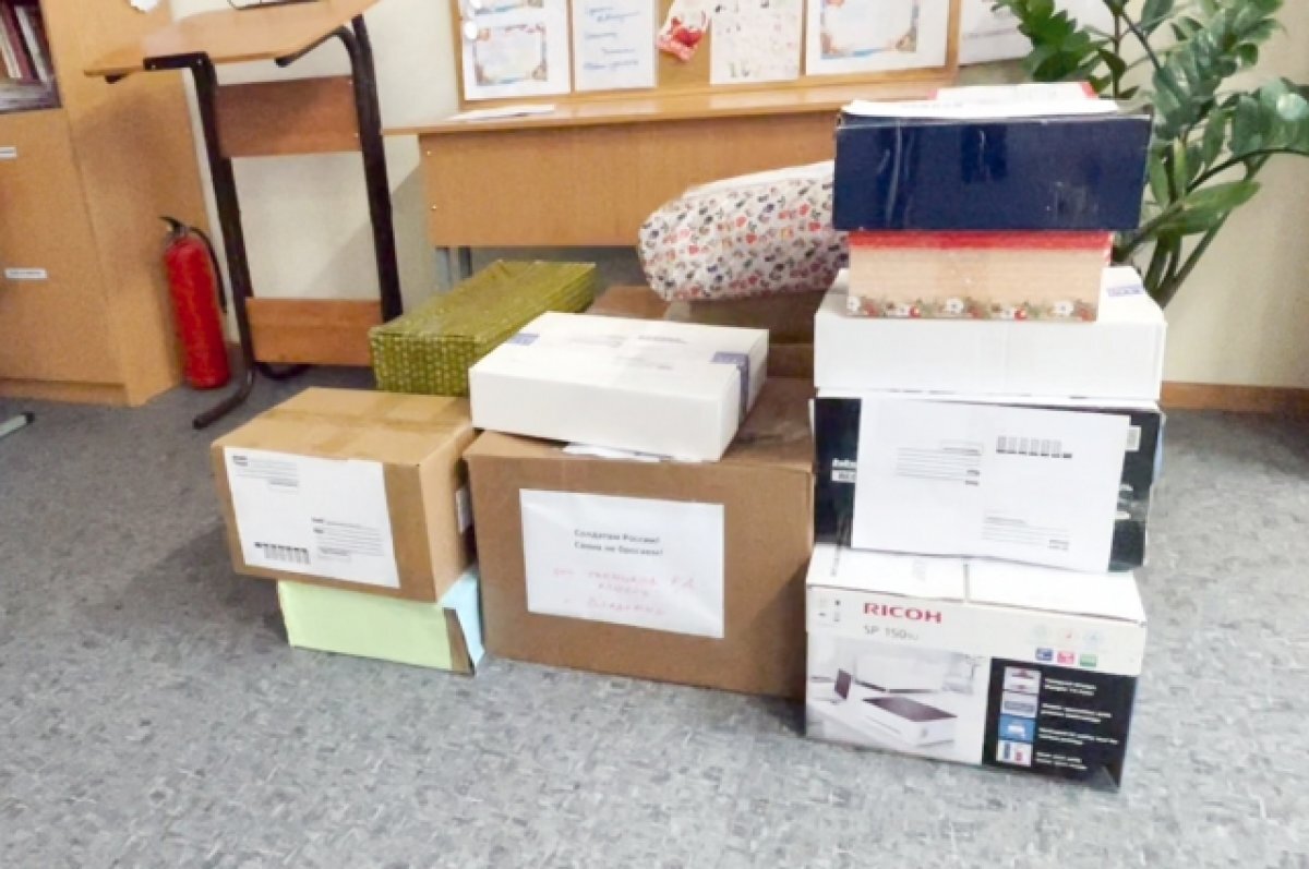    Дети из Владимирской области отправили в зону СВО 100 новогодних гостинцев