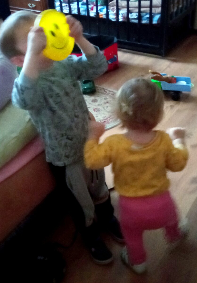 Наши маленькие внуки.