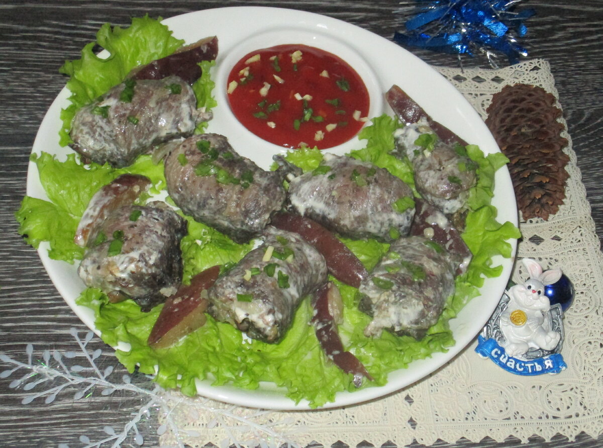    Рулеты из говядины с грибами