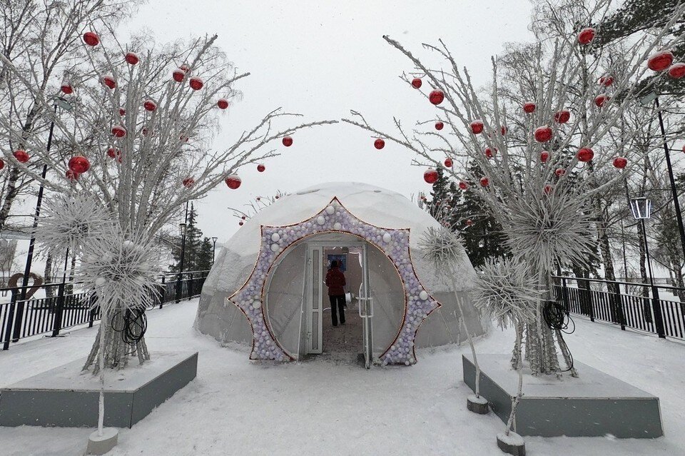     Церемония передачи Снежинки пройдет на Михайловской набережной. Никита МАНЬКО