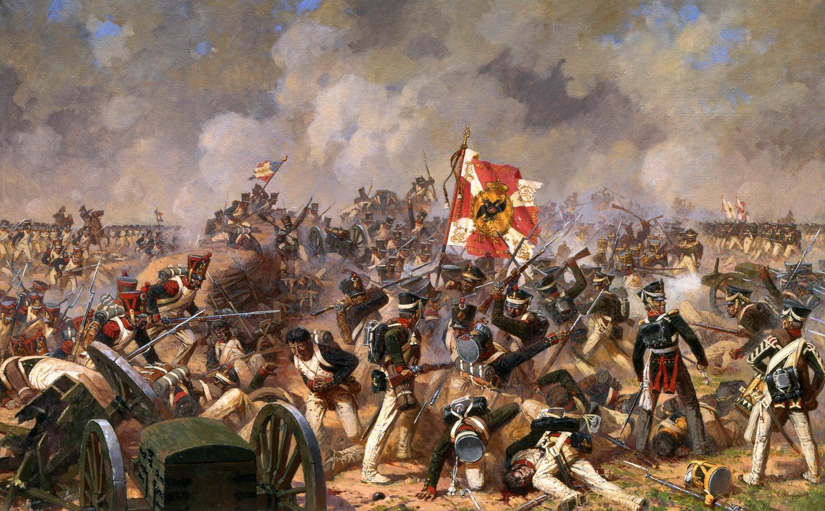 Генеральное сражение русской армии Наполеон рассчитывал дать далеко западнее Бородино..