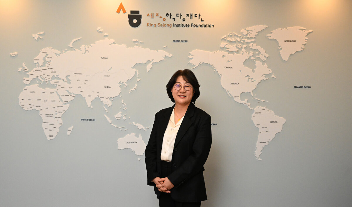 Ли Хэ Ён, председатель Института короля Седжона. Лим Се Чжун / The Korea Herald
