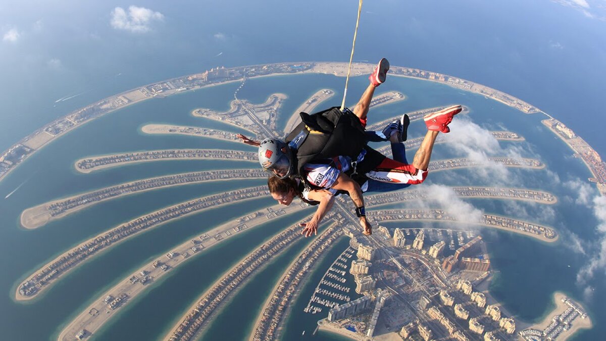 Skydive Dubai Пальма