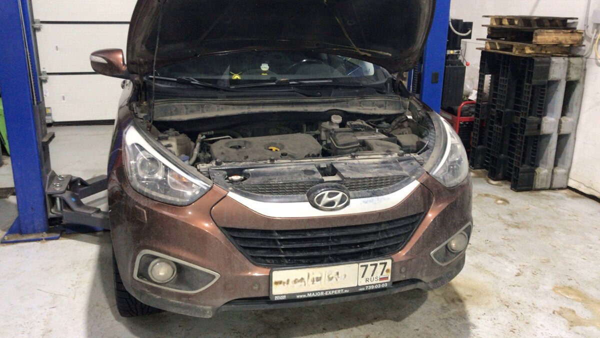 Двигатель Hyundai Tucson стучит на пробеге 146500 км | Автосервис  КарповМоторс Москва | Дзен