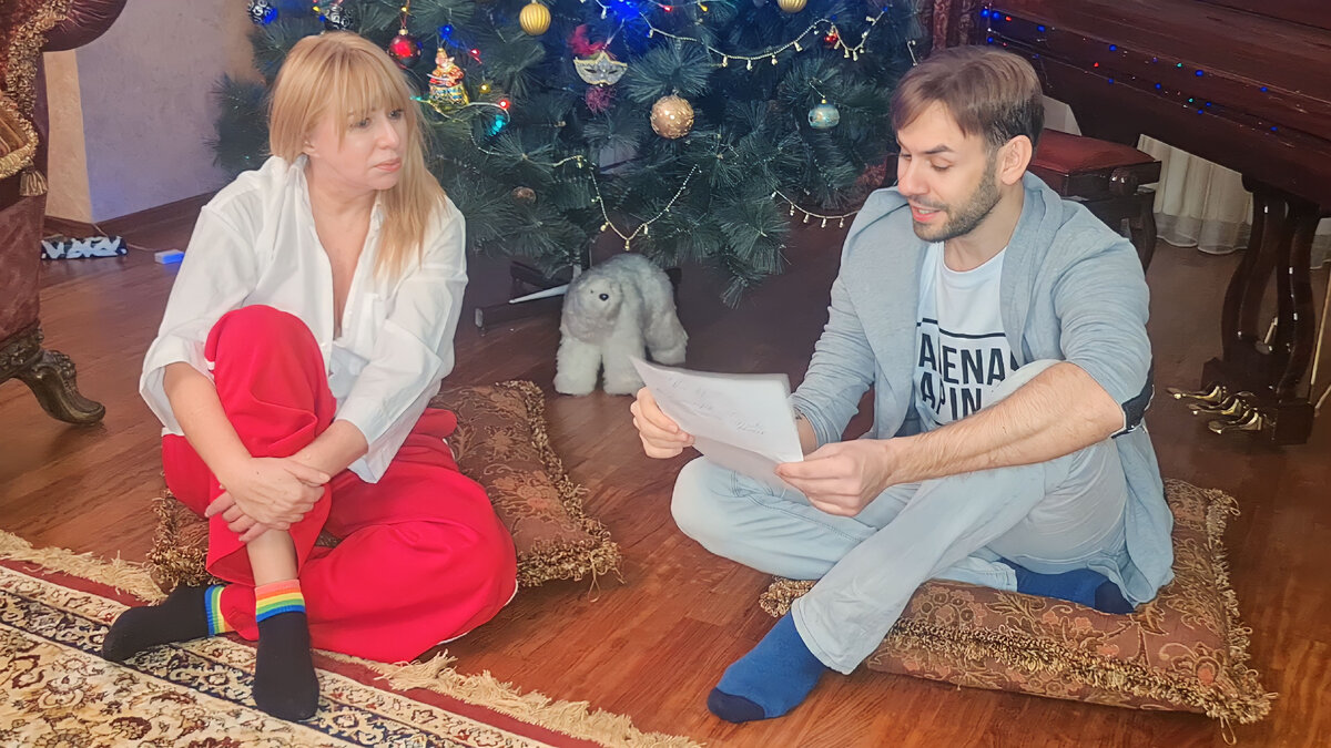 Скриншоты с интервью. Алена Апина и Дмитрий Осипов