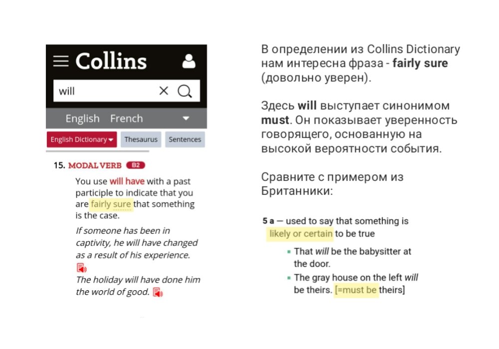 Поисковый запрос в Google: will meaning
