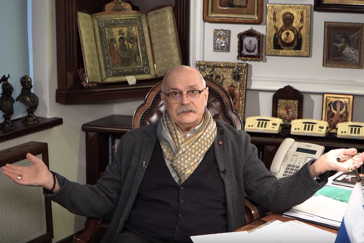     Никита Михалков Кадр из телепередачи