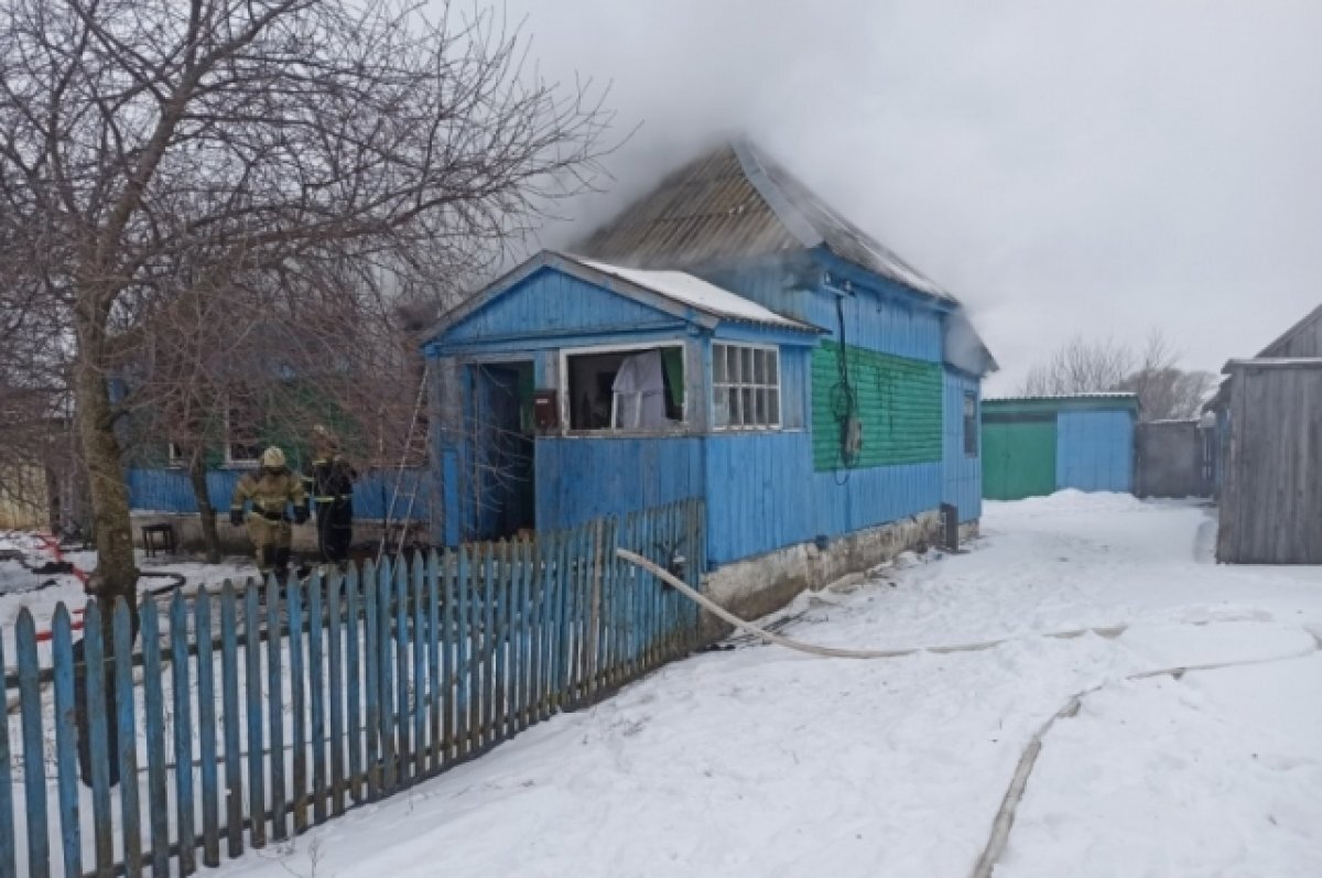    В воронежском селе после пожара обнаружили тела мужчины и женщины