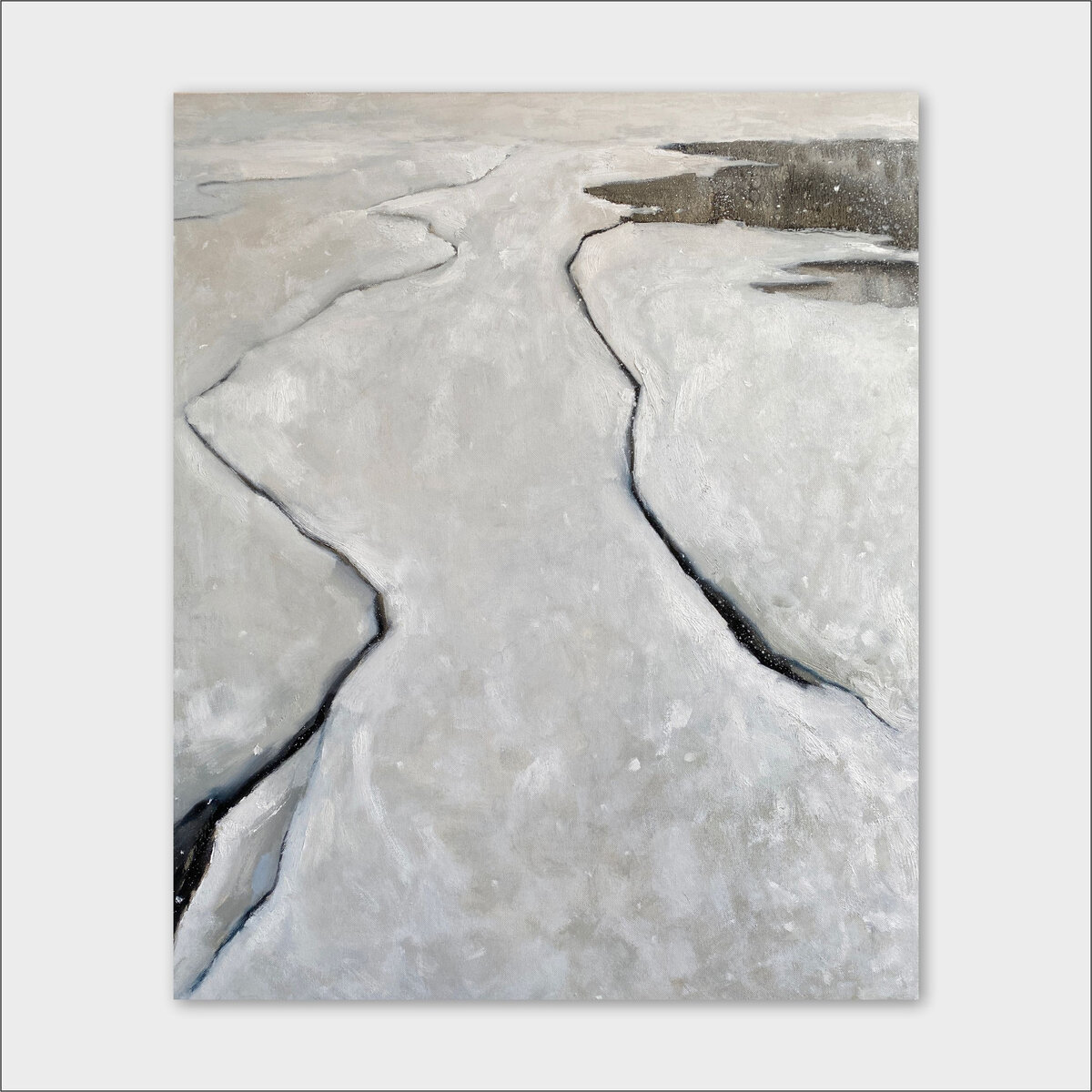 Ледоход на Каме. Анастасия Попова.