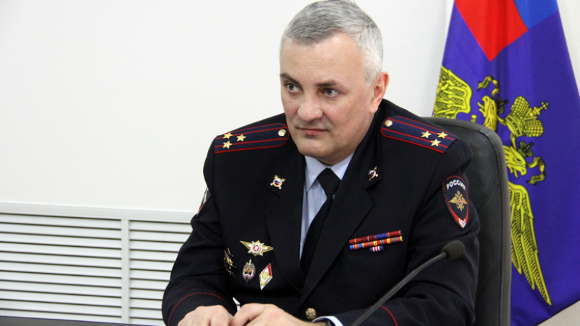    Замначальника ГУ МВД Ростислав Лесников. Фото Пресс-служба ГУ МВД по Саратовской области