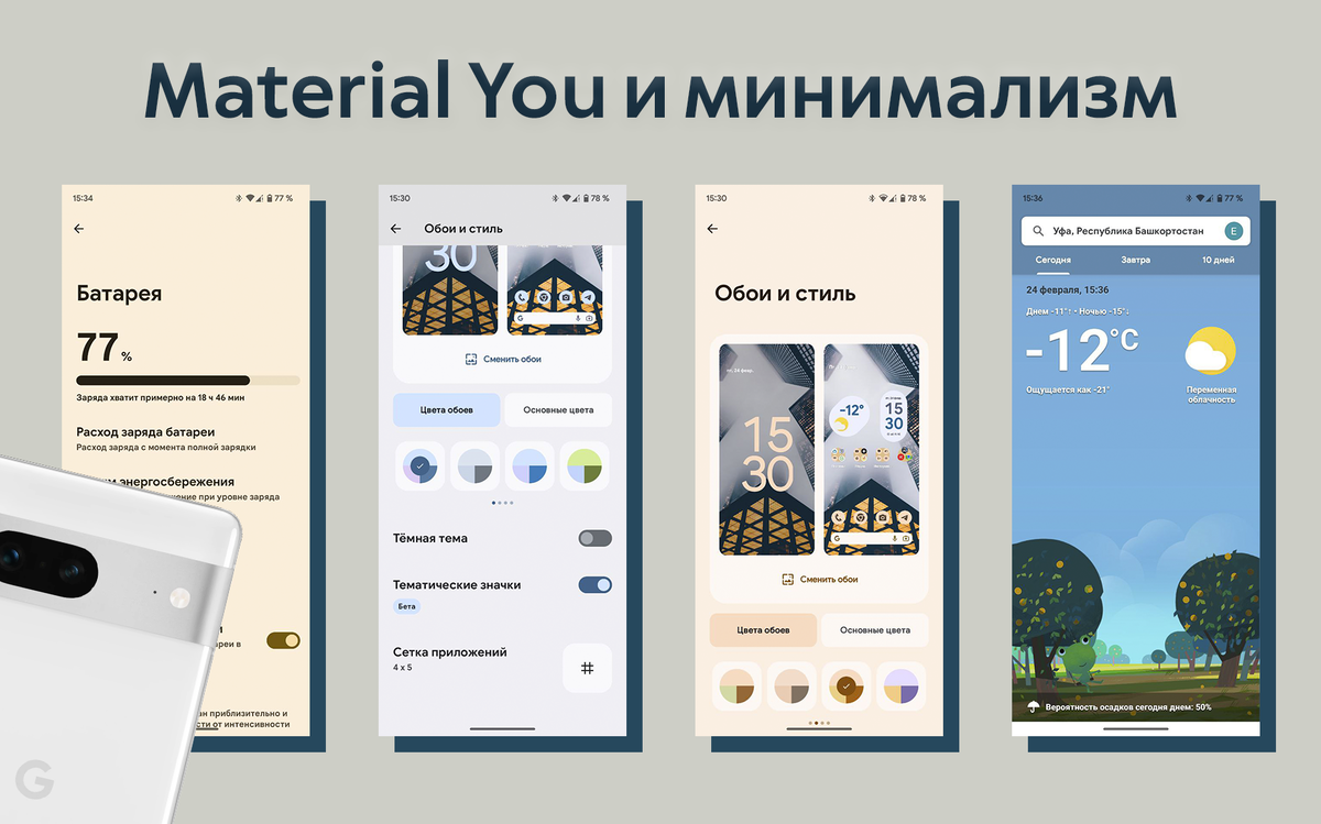 Интересные фишки Android 13 - минимализм, виджеты и много возможностей |  ТЕХНОwave | Дзен