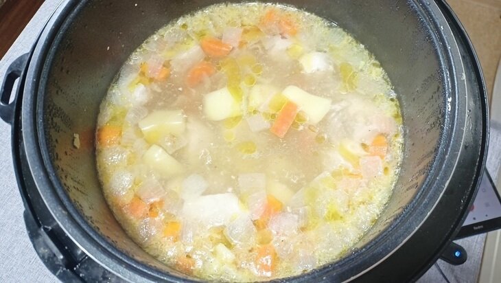 Куриный суп-пюре с макаронами, пошаговый рецепт на ккал, фото, ингредиенты - ღ Юляღ