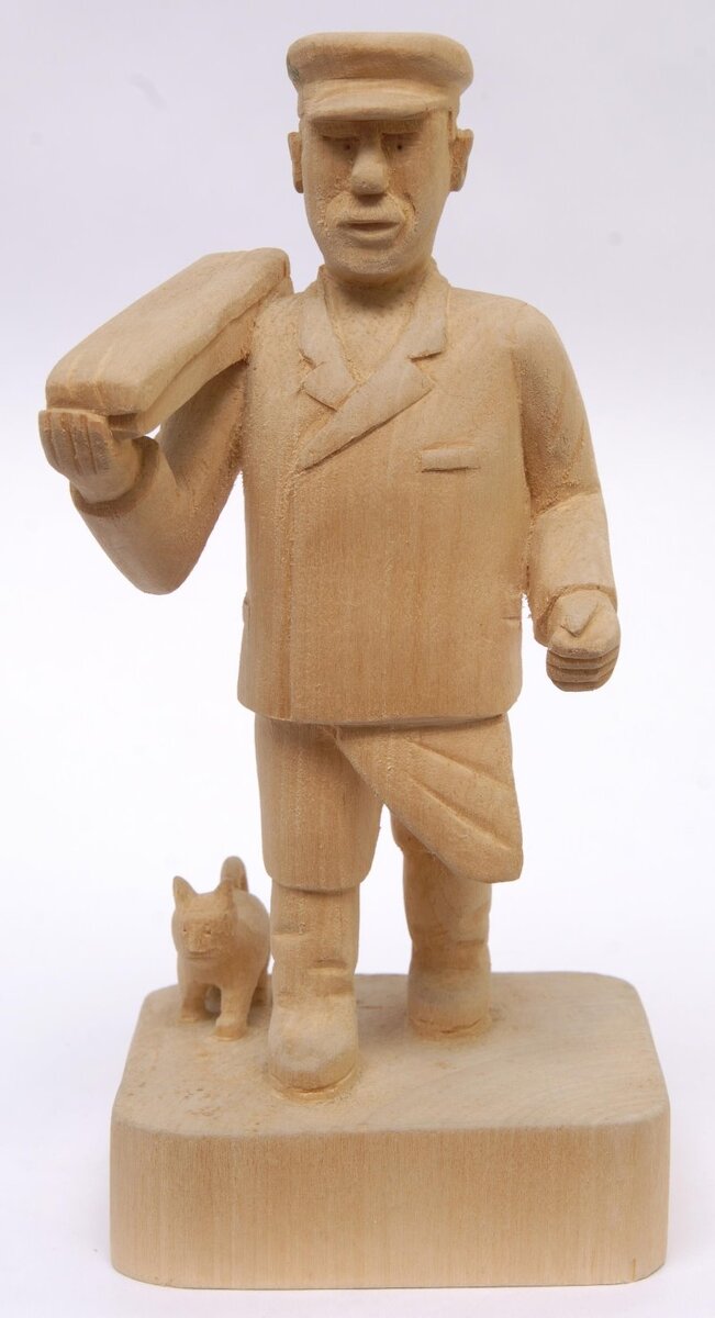 Вьюгин А.С. Скульптура. Разносчик печени. 1975 г. Из собрания ГВСМЗ