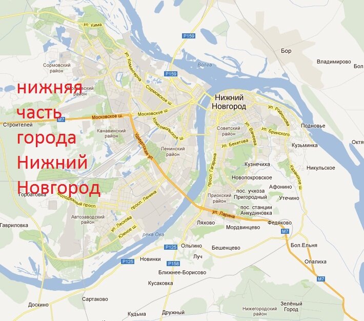 Карта н новгорода с названиями улиц и номерами домов