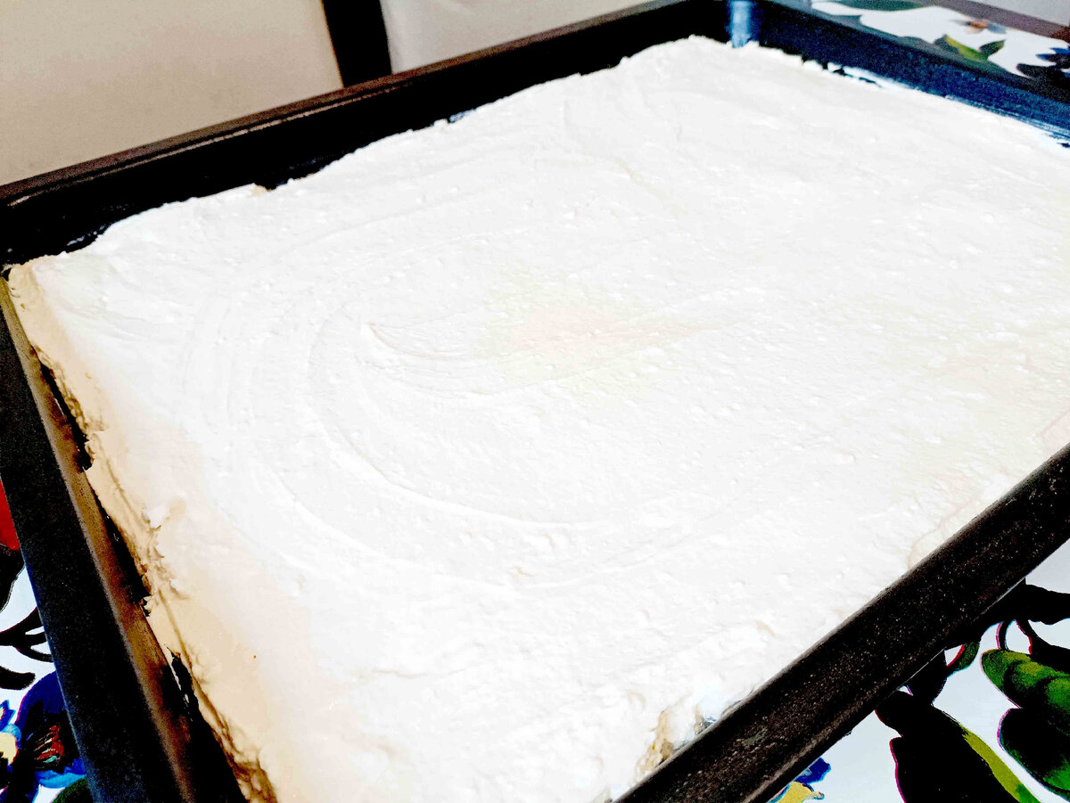 Творожная запеканка до выпечки