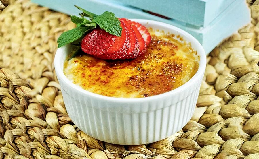 Крем брюле с карамельной корочкой