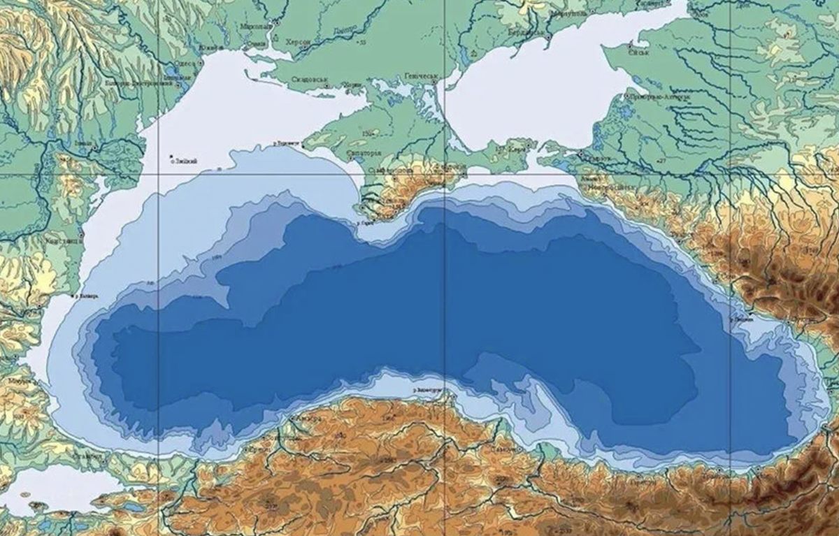 Какова глубина Черного моря и на какой глубине затонул дрон MQ-9