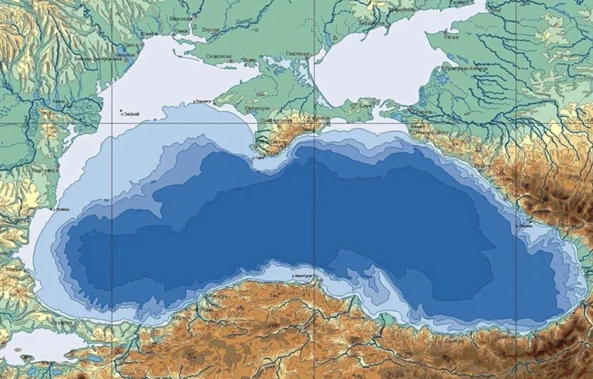 Фото морей на карте. Рельеф дна черного моря. Чёрное море глубина рельеф дна. Карта рельефа дна черного моря подробная. Максимальная глубина черного моря на карте.