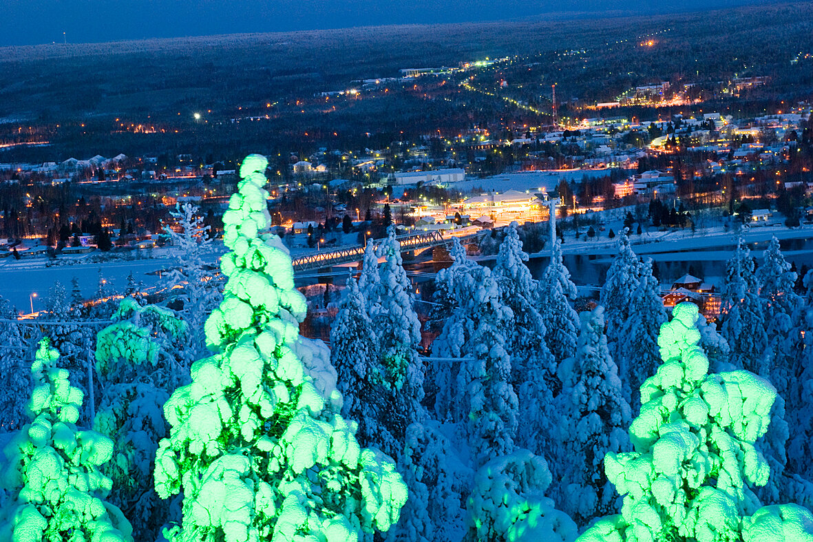 "Утро в Рованиеми!" Деревня в Финляндии за полярным кругом. Там находится настоящий Дед Мороз!
