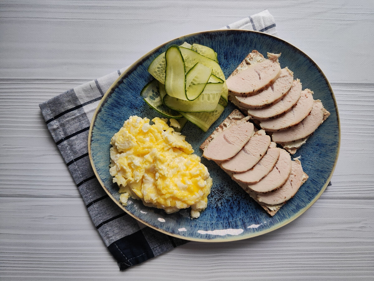 Мой чудесный и аппетитный завтрак 